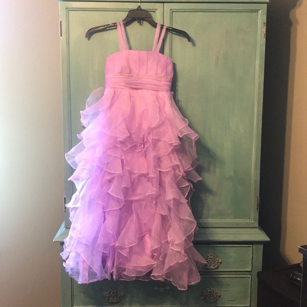 Girls  size 10 lilac formal dress.